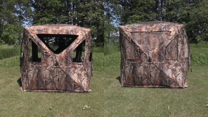 Hunting in a Ground Blind