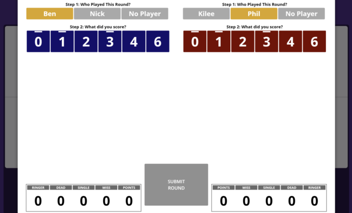 Scoring System horseshoe game