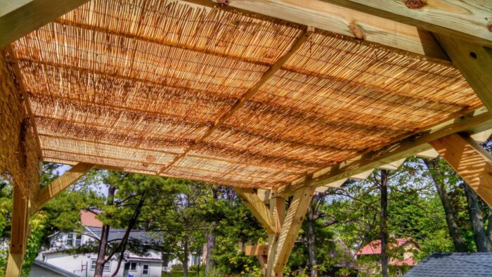 Bamboo and Reed Pergola Roofing